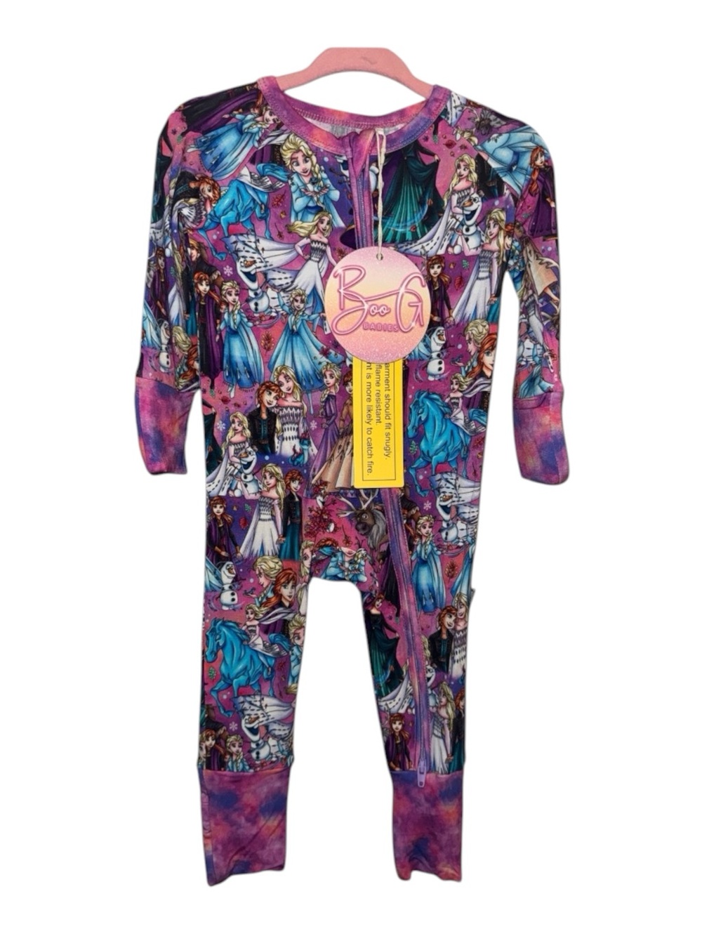 BooG Babies Frozen Bamboo Zip Sleeper 3-6M NWT